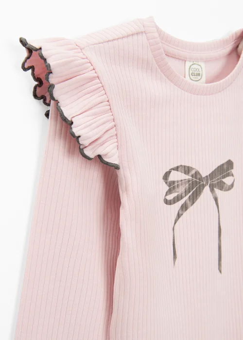 Cool Club Pink 2-Pack Bow Printed T-Shirts (2-7 yrs) - 2 Yrs Image 3