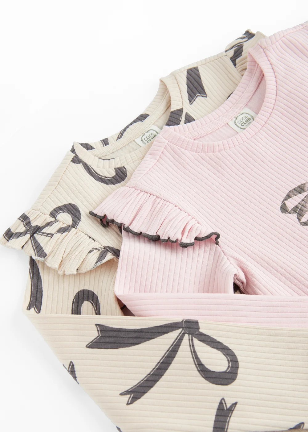 Cool Club Pink 2-Pack Bow Printed T-Shirts (2-7 yrs) - 2 Yrs Image 5