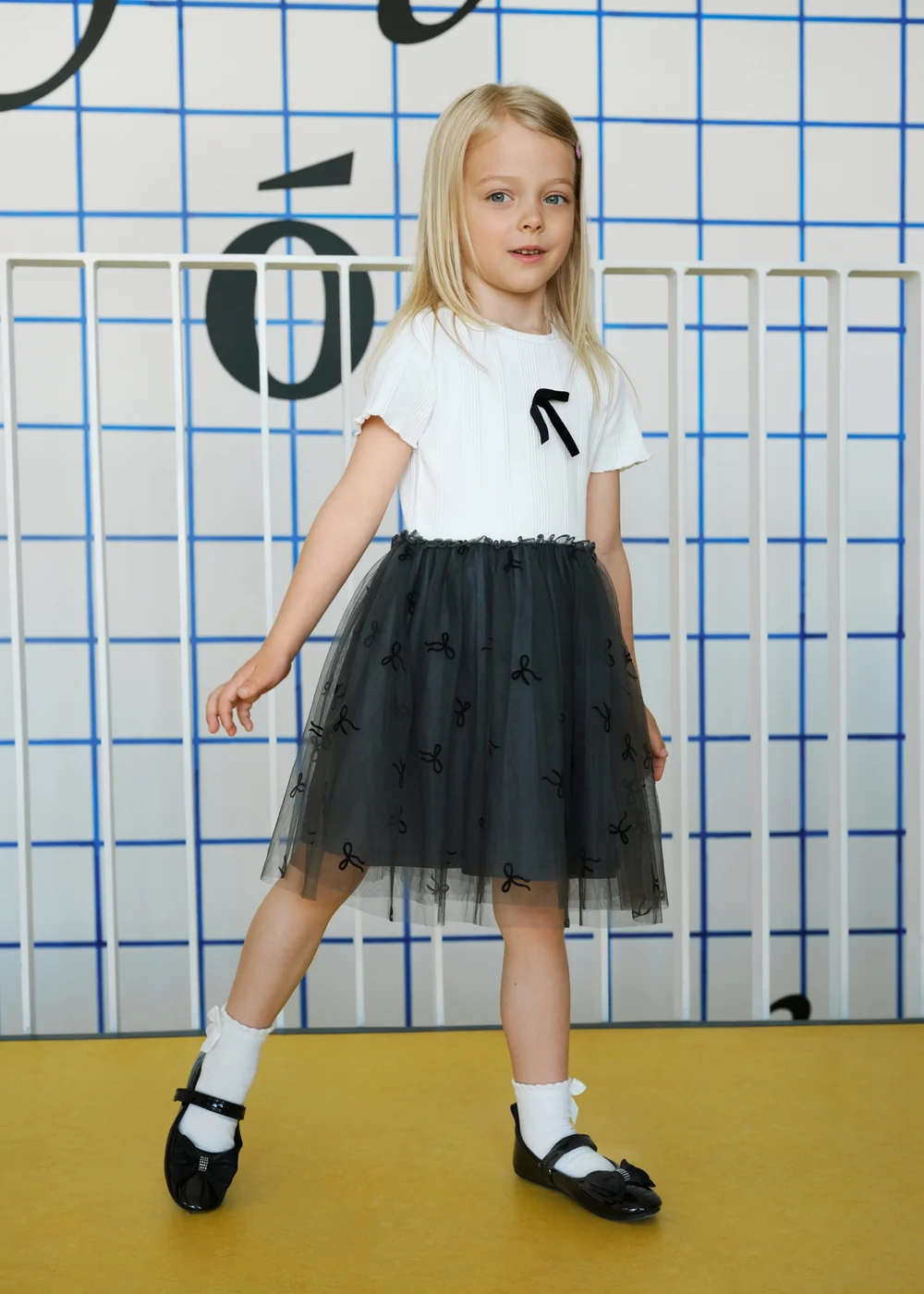 Cool Club Grey Short Sleeve Tulle Skirt Dress (3-7 yrs) - 5 Yrs Cool Club Grey Short Sleeve Tulle Skirt Dress (3-7 yrs) - 5 Yrs