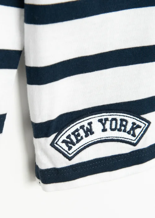 Cool Club Navy Long Sleeve Striped T-Shirt (2-7 yrs) - 4 Yrs Image 3