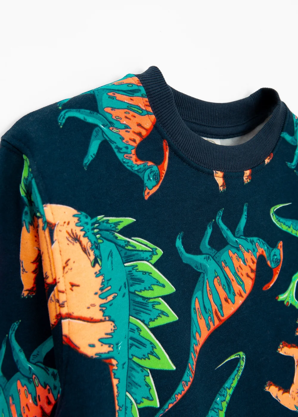 Cool Club Navy Dinosaur Printed Long Sleeve Sweatshirt (2-7 yrs) - 2 Yrs Image 2
