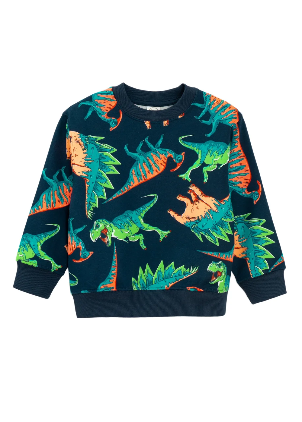 Cool Club Navy Dinosaur Printed Long Sleeve Sweatshirt (2-7 yrs) - 2 Yrs Image 1