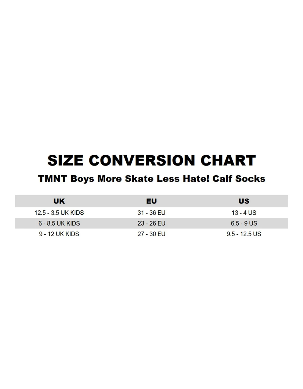 Teenage Mutant Ninja Turtles Boys Calf Socks Set Of 5 (6 Younger - 3.5 Older) - Size 12.5-3 Image 6