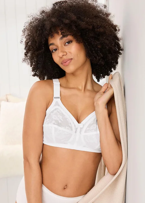 Cotton Traders Multi 2 Pack Dolly Full Cup Non-Wired Bras - 34DD Image 3