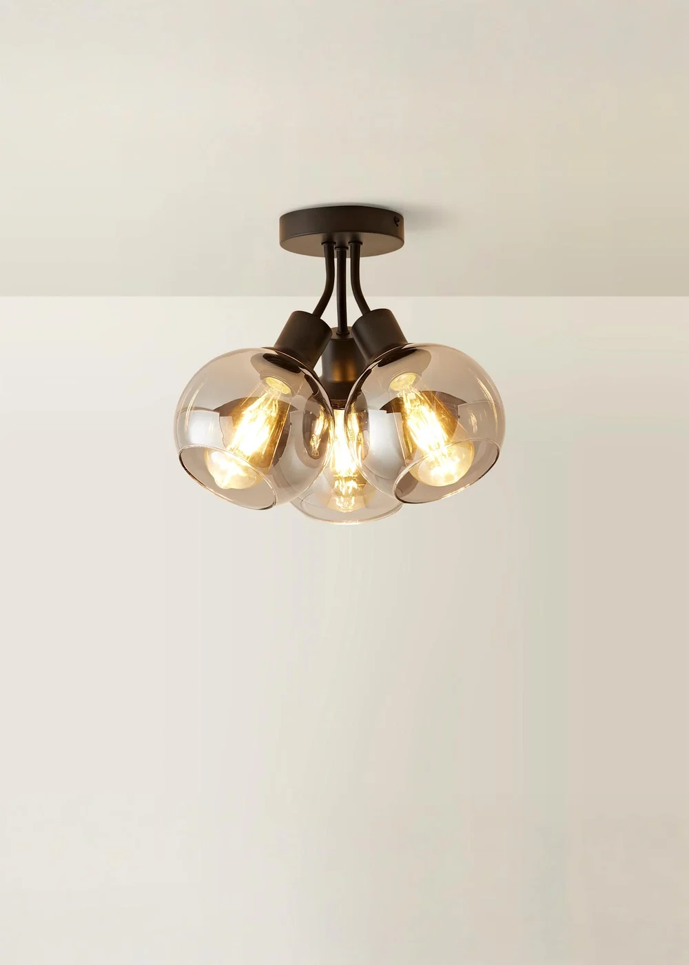 ValueLights Bellamy Black Bubble Cluster Ceiling Light - One Size Image 3