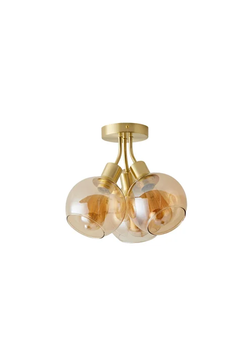 ValueLights Bellamy Brushed Gold Bubble Cluster Ceiling Light - One Size Image 5