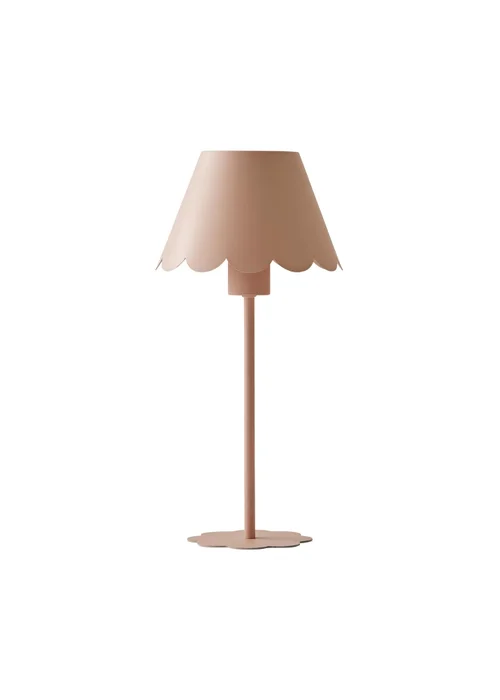 ValueLights Hattie Pink Scallop Rechargeable Table Lamp - One Size Image 5