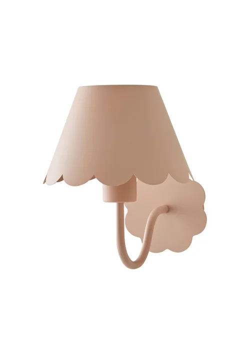 ValueLights Hattie Pink Scallop Rechargeable Wall Light - One Size Image 5