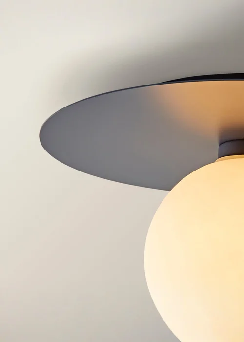 ValueLights Darla Navy Bathroom Ceiling Light with Bulb - One Size Image 4
