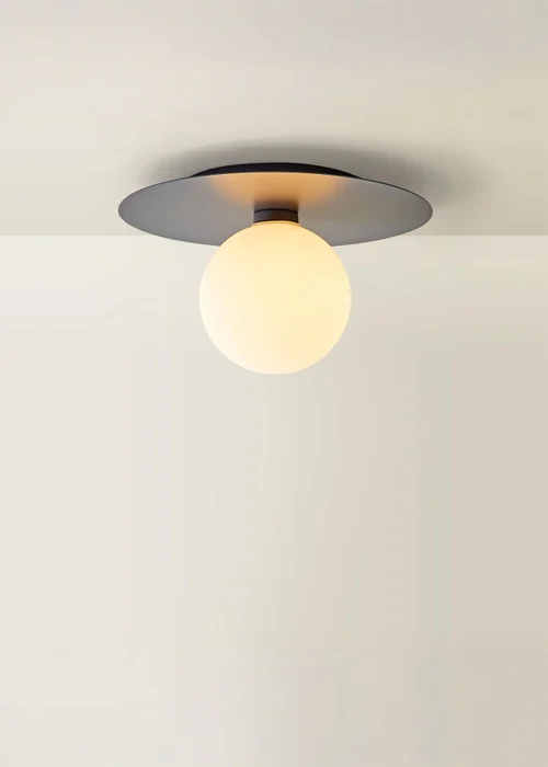 ValueLights Darla Navy Bathroom Ceiling Light with Bulb - One Size Image 3