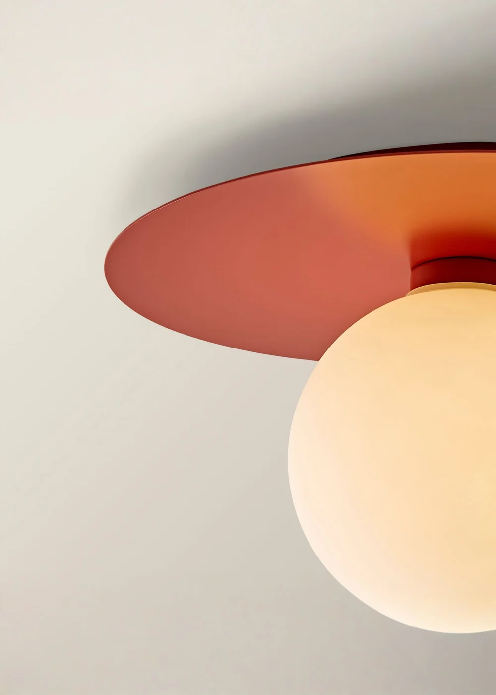 ValueLights Darla Rust Bathroom Ceiling Light with Bulb - One Size Image 5
