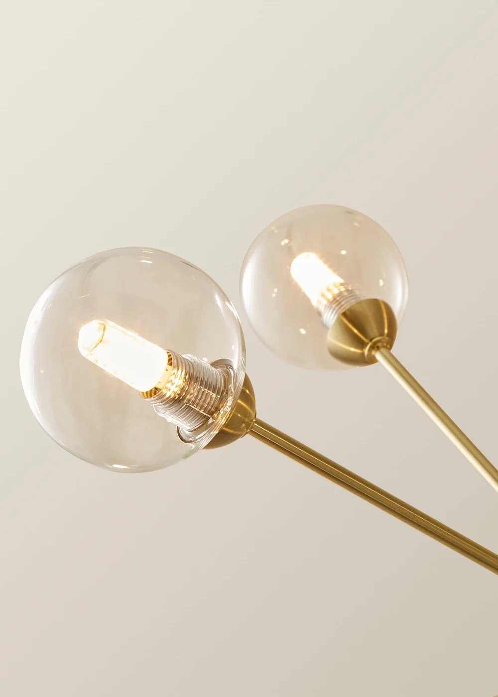 ValueLights Sputnik Gold 8 Way Pendant Ceiling Light with Bulbs - One Size Image 4