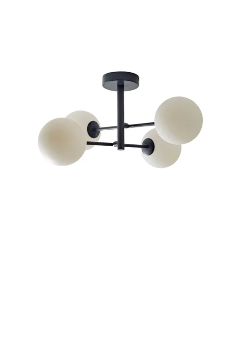 ValueLights Darla Navy 4 Way Bathroom Ceiling Light with Bulbs - One Size Image 2