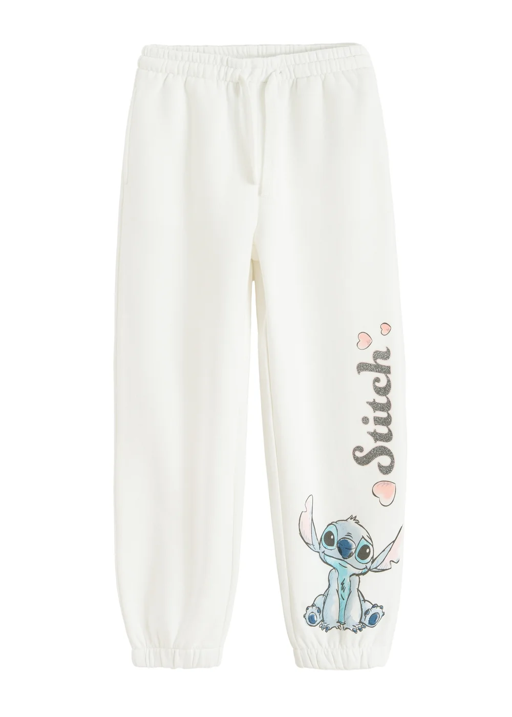 Cool Club White Lilo & Stitch Printed Joggers (3-7 yrs) - 7 Yrs Image 2