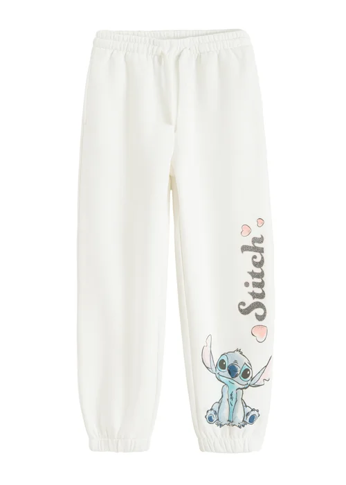 Cool Club White Lilo & Stitch Printed Joggers (3-7 yrs) - 7 Yrs Image 2