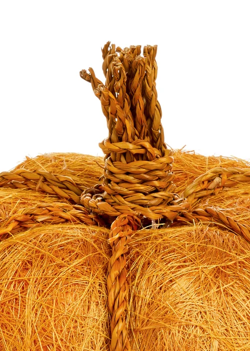Premier Decorations Yellow Natural Jute Pumpkin - One Size Image 2