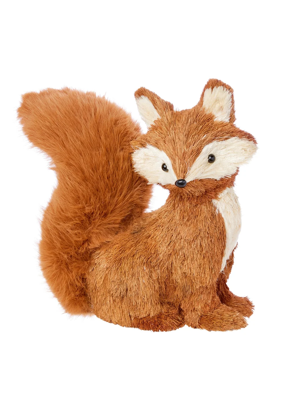 Premier Decorations Brown Fox with Fluffy Tail Ornament - One Size Image 1