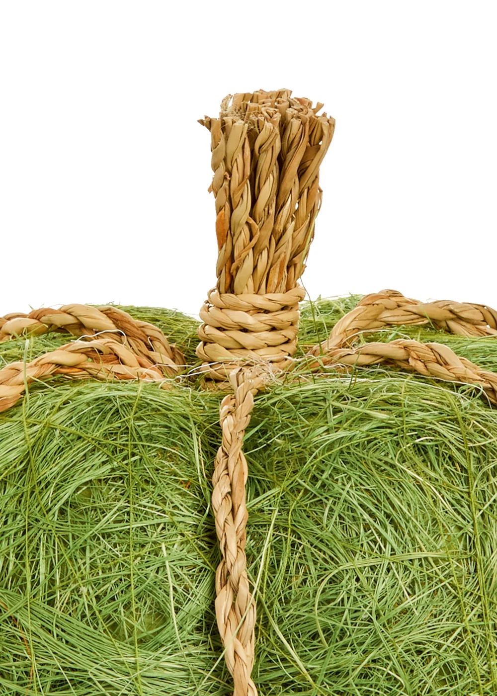 Premier Decorations Green Natural Jute Pumpkin - One Size Image 2