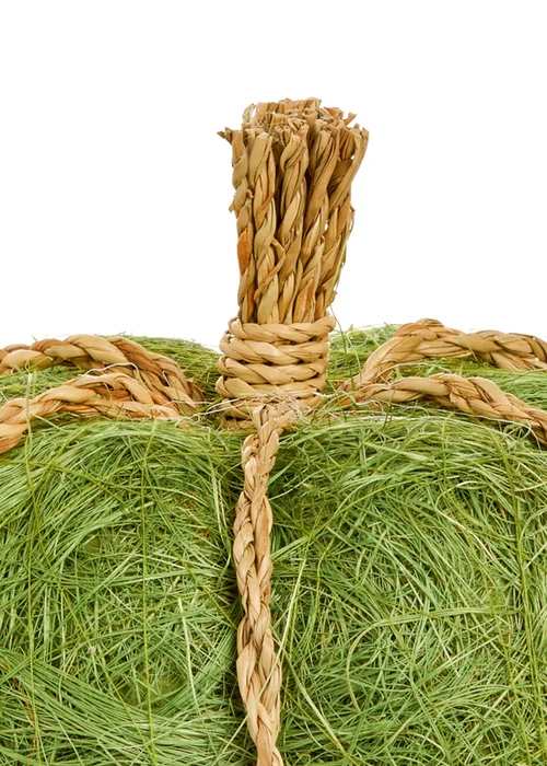 Premier Decorations Green Natural Jute Pumpkin - One Size Image 2
