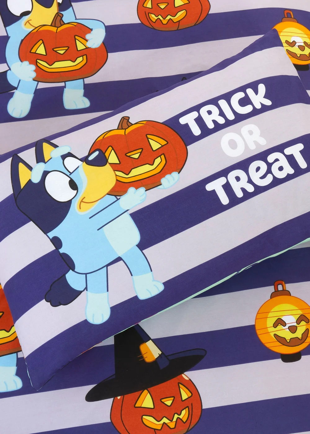 Bluey Halloween Blue Duvet Set - Single Image 3