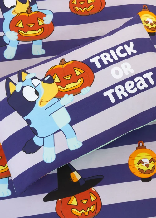 Bluey Halloween Blue Duvet Set - Single Image 3
