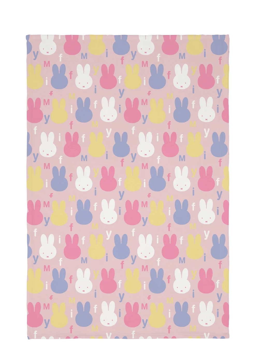 Miffy Pink Fleece Blanket - One Size Image 1