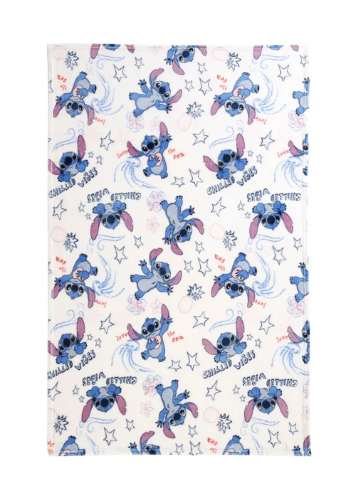 Stitch White Blanket - One Size Image 2