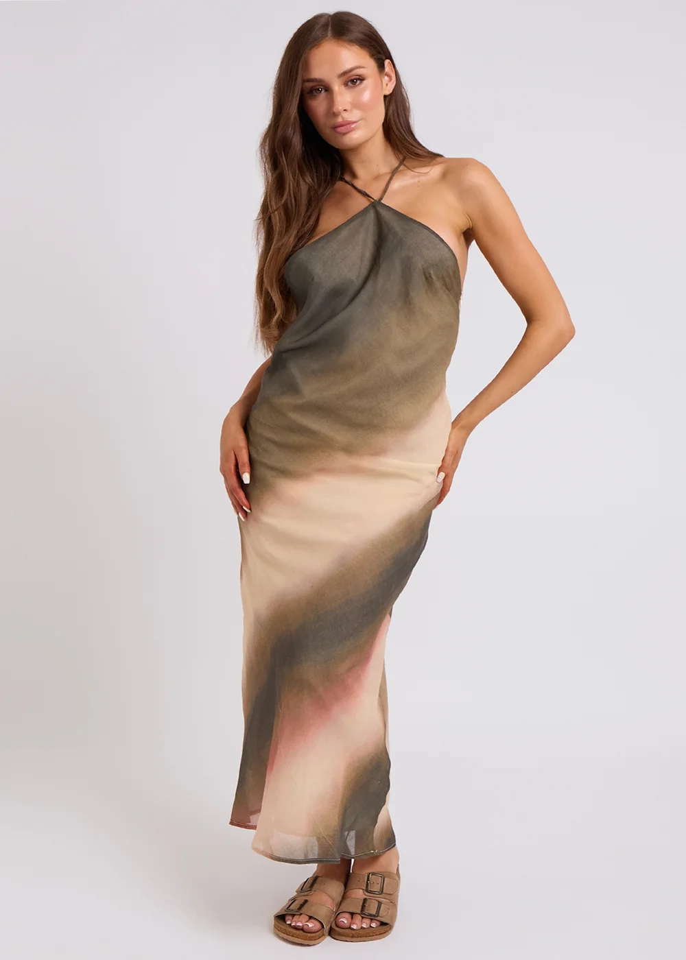 Urban Bliss Green Ombre Beaded Maxi Dress - 14 Image 2