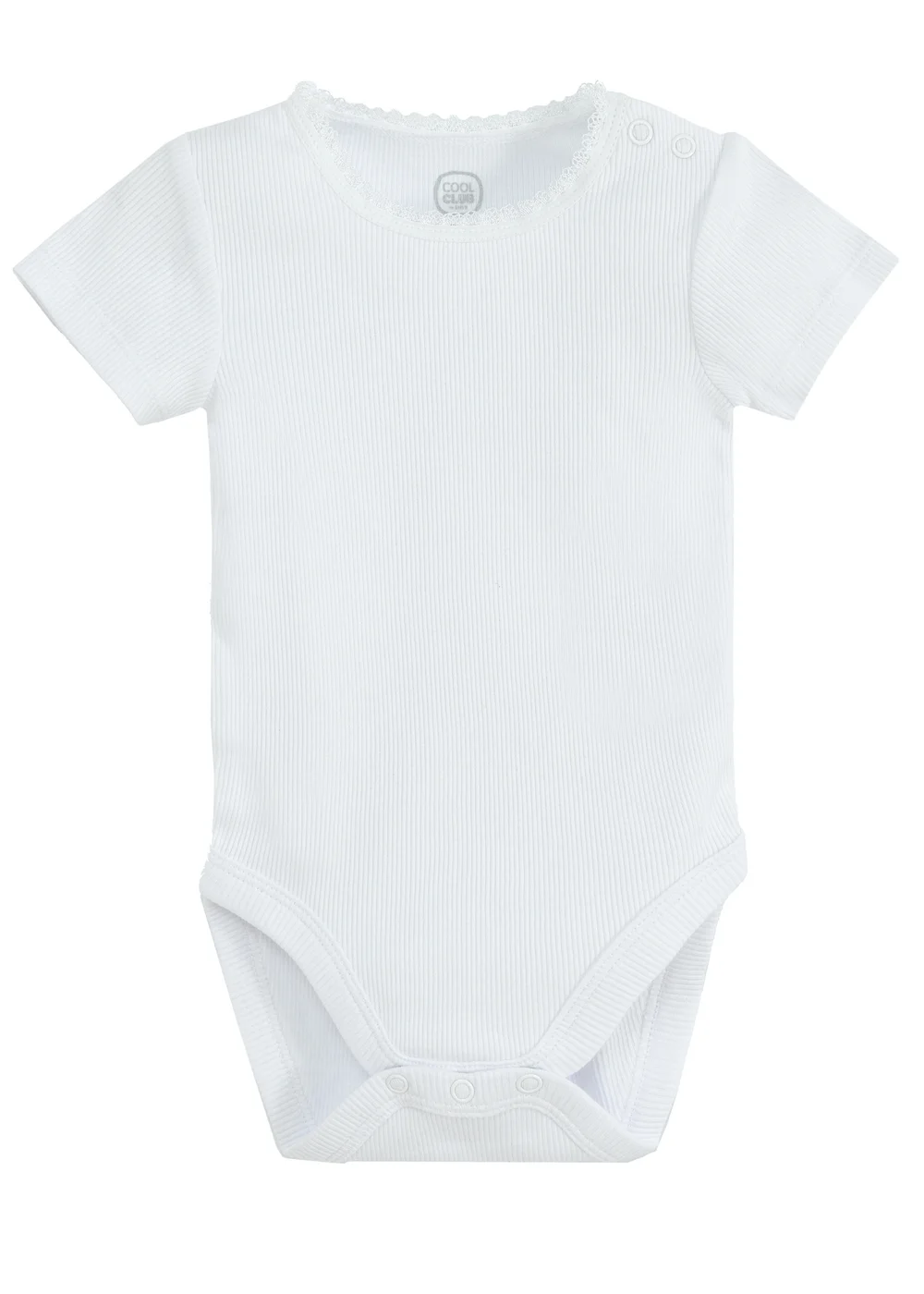 Cool Club Pink Frill Shoulder Printed Long Sleeve Bodysuit (1-36 mnths) - 1-2 Months Image 2