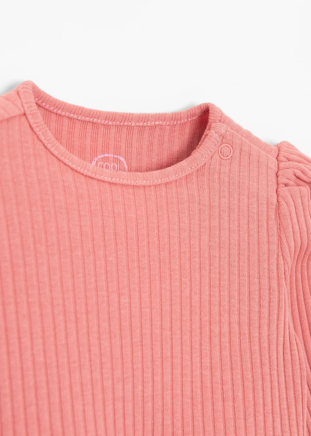 Cool Club Pink Long Sleeve Ribbed Dress (2-24 months) - 2-3 Months Image 2