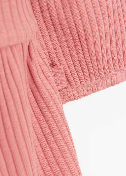 Cool Club Pink Long Sleeve Ribbed Dress (2-24 months) - 2-3 Months Image 3