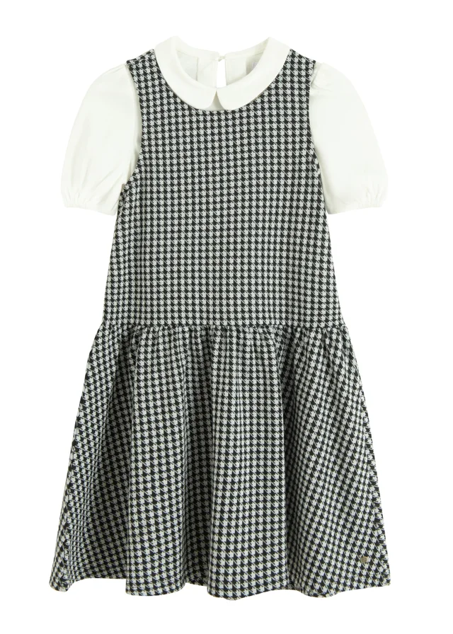Cool Club White 2-Piece Top & Dress Set (3-7 yrs)