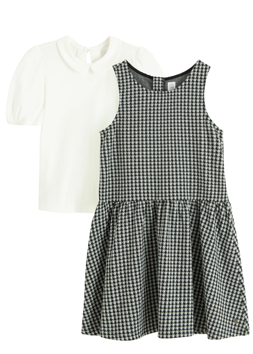 Cool Club White 2-Piece Top & Dress Set (3-7 yrs) - Age 5 Years Image 1