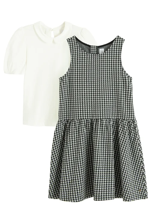 Cool Club White 2-Piece Top & Dress Set (3-7 yrs) - Age 5 Years Image 1