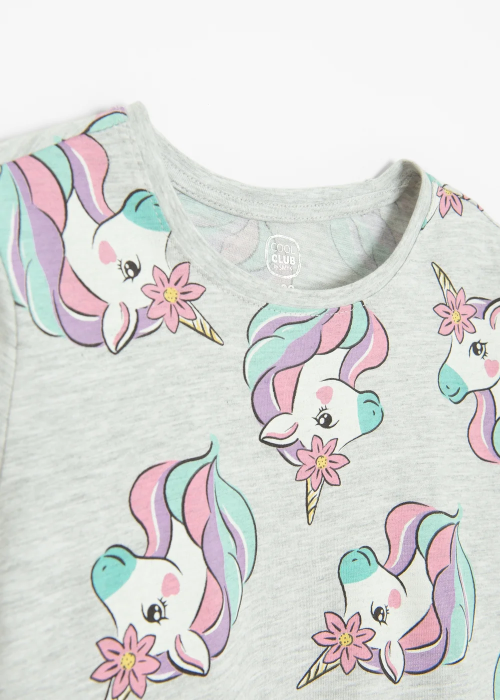 Cool Club Grey Printed Long Sleeve Dress (2-7 yrs) - 2 Yrs Image 2