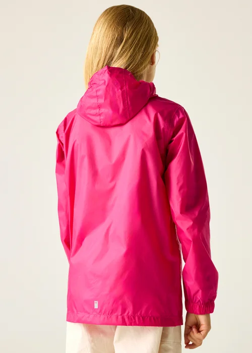 Regatta Candy Pink Kids' Pack It III Waterproof Jacket (3-16yrs) - 14 Yrs Image 2