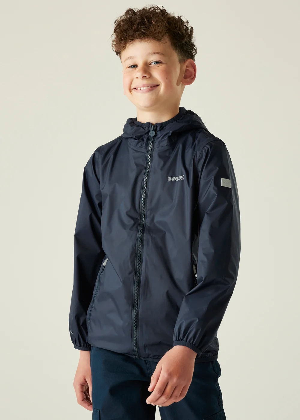 Regatta Ink Kids' Lever II Waterproof Jacket (3-16yrs) - 9-10 Yrs Image 1