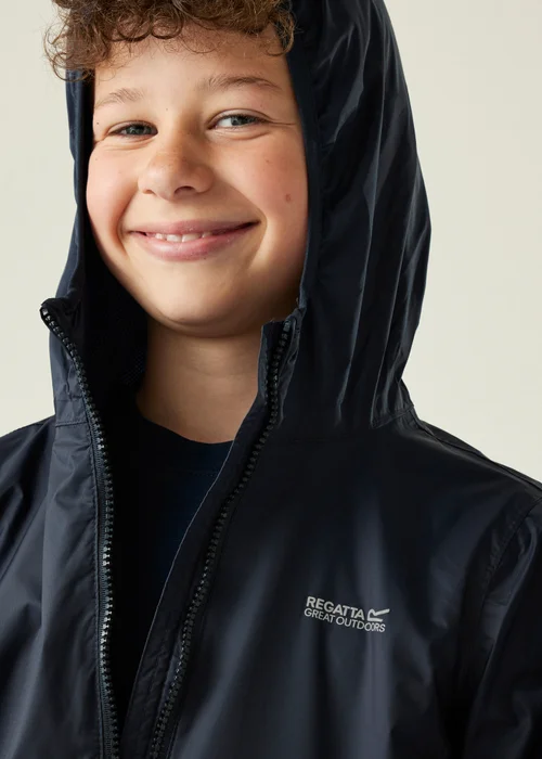 Regatta Ink Kids' Lever II Waterproof Jacket (3-16yrs) - 9-10 Yrs Image 4