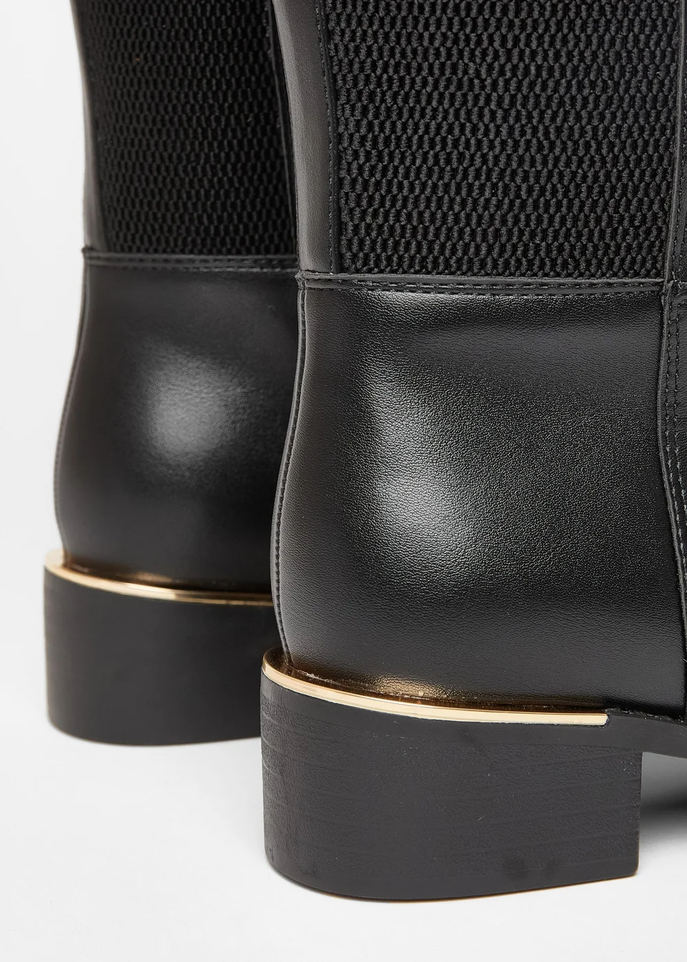 Quiz Black Wide Fit Knee High Boots - 3 Image 4