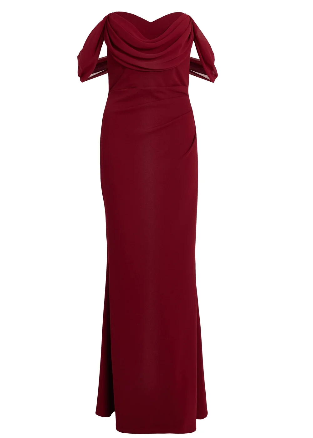 quiz chiffon maxi dress QUIZ Women's Scuba Crepe Chiffon Long Sleeve Goad Maxi Dress