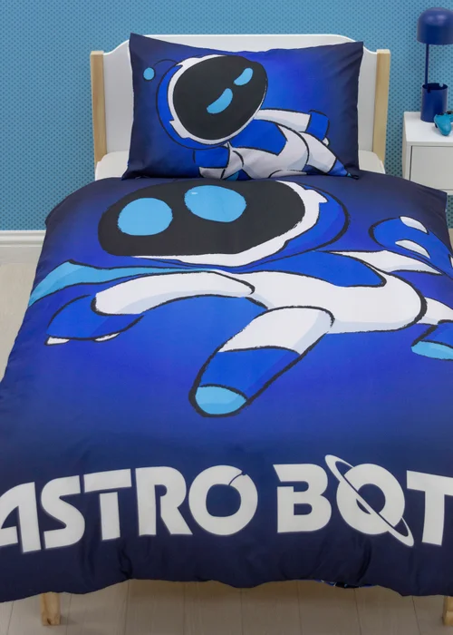 Astrobot Blue Space Panel Duvet Cover - Single Image 1