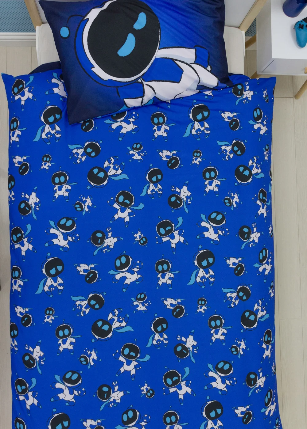 Astrobot Blue Space Panel Duvet Cover - Single Image 2