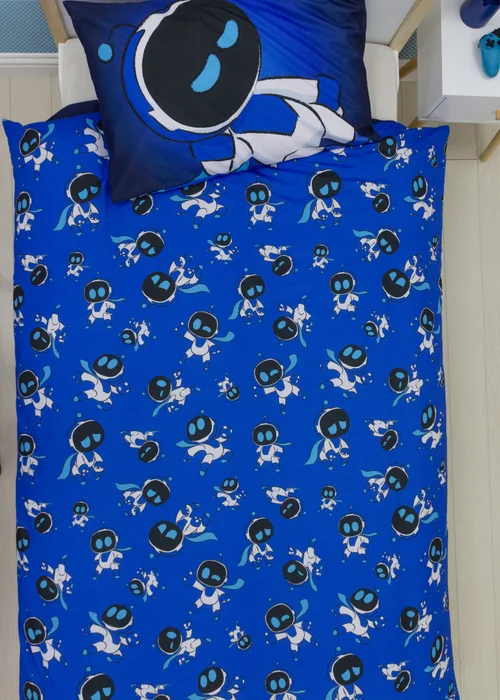 Astrobot Blue Space Panel Duvet Cover - Single Image 2