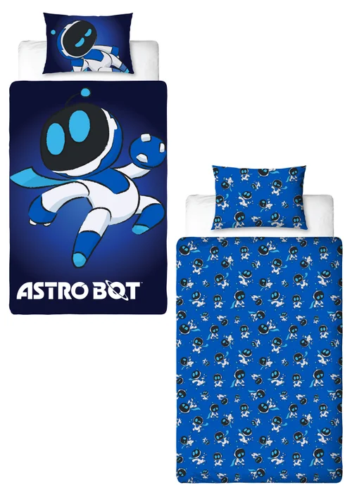 Astrobot Blue Space Panel Duvet Cover - Single Image 5