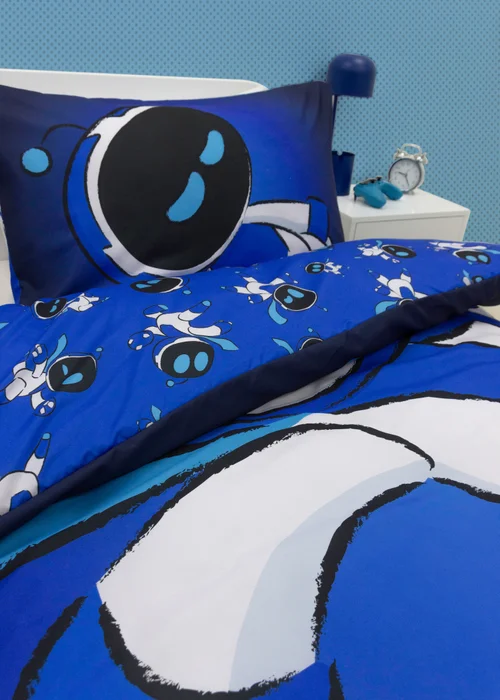 Astrobot Blue Space Panel Duvet Cover - Single Image 4