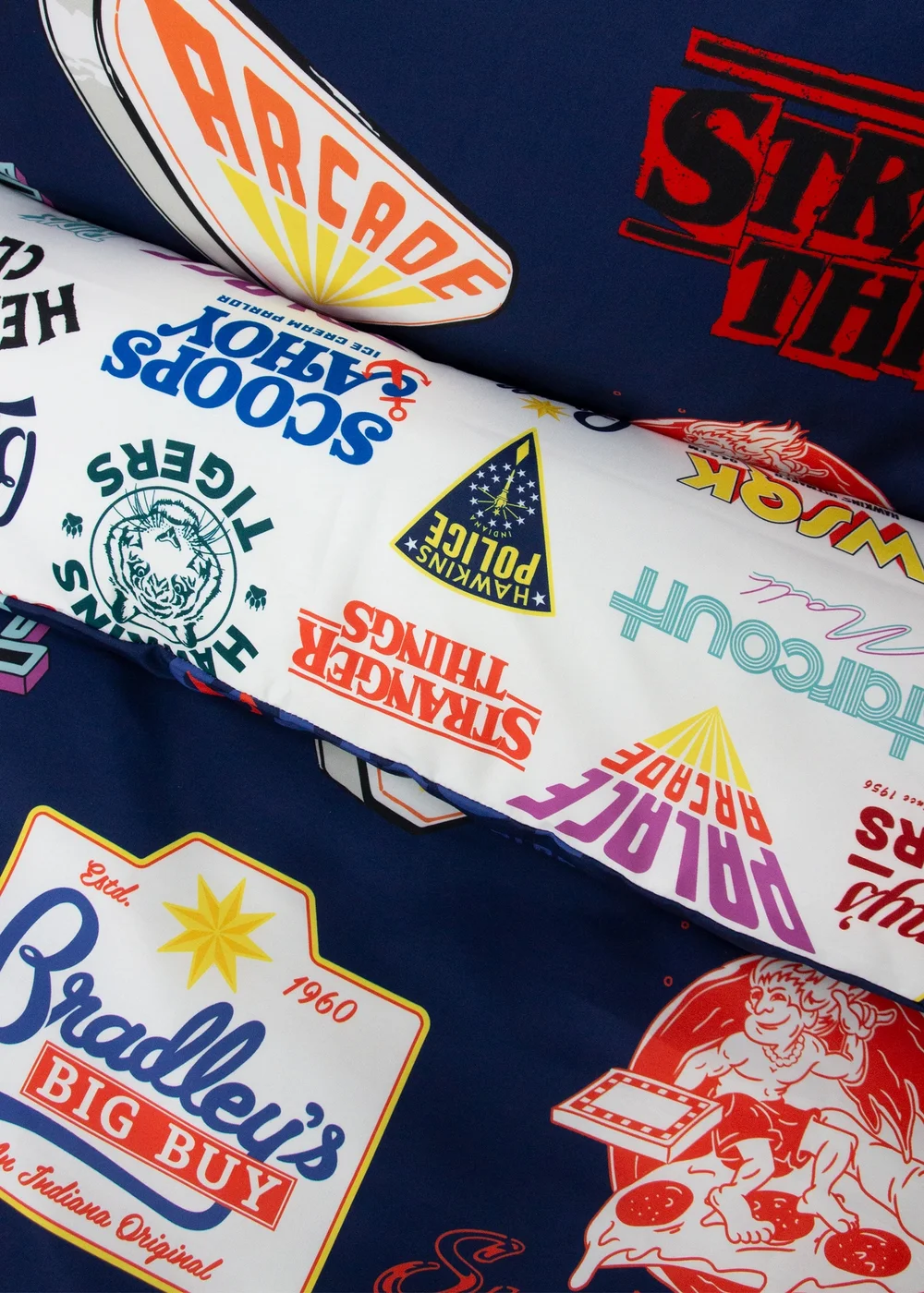 Stranger Things Gorgon Blue Duvet Cover - Single Image 4