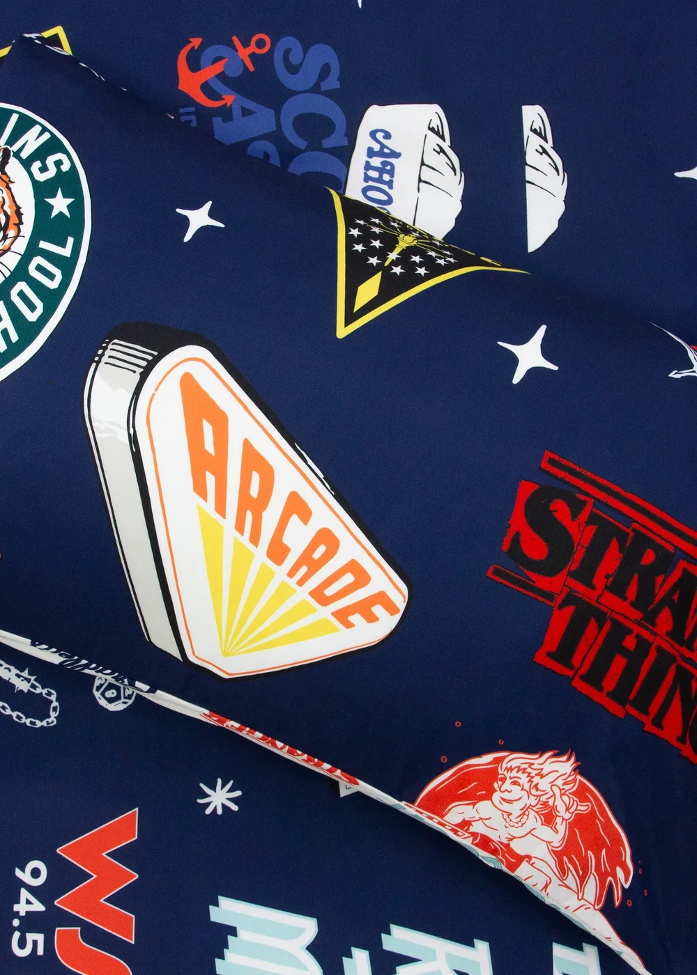 Stranger Things Gorgon Blue Duvet Cover - Single Image 6