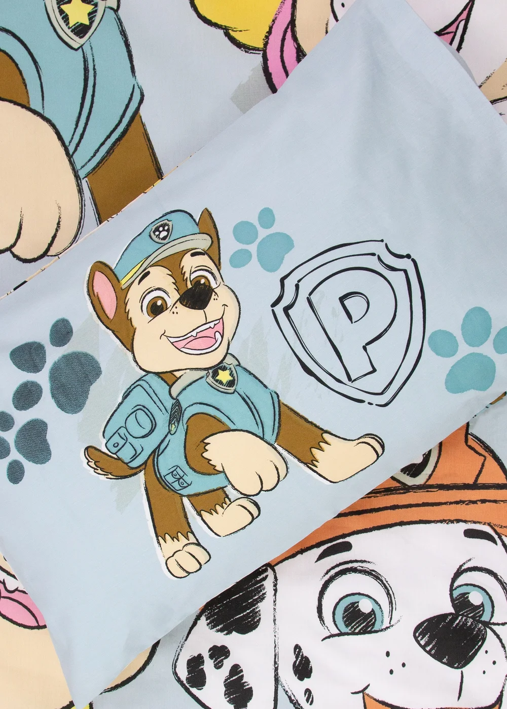 Paw Patrol Multicolour Sketchy Panel Duvet Cover - Single Image 5