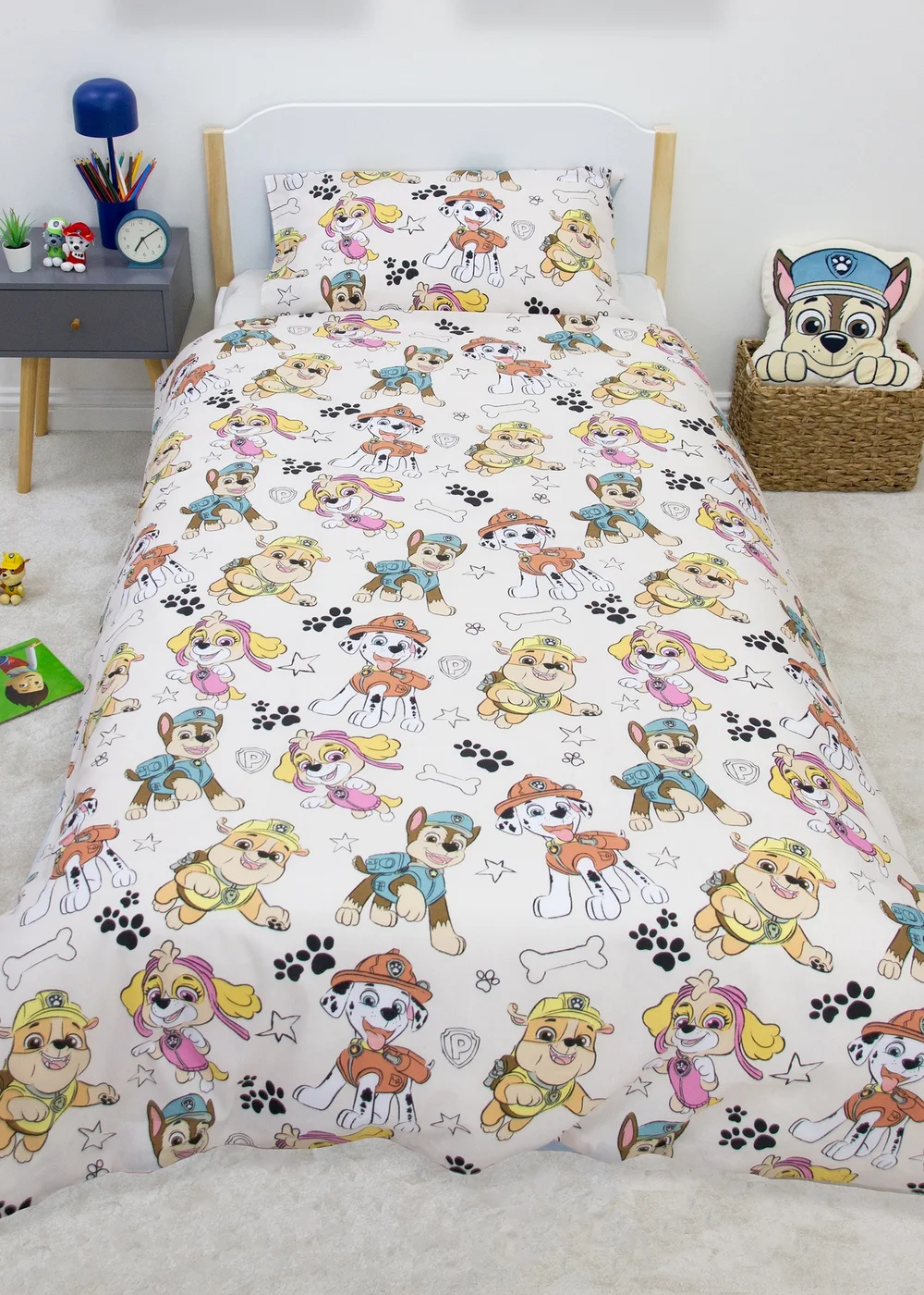 Paw Patrol Multicolour Sketchy Panel Duvet Cover - Single Image 2
