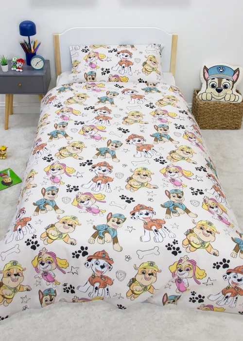 Paw Patrol Multicolour Sketchy Panel Duvet Cover - Single Image 2